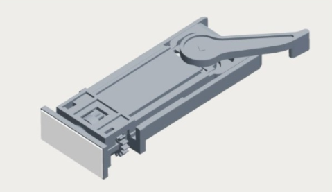No-screw installation adjustment mechanism-left