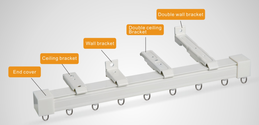 E Series Ripple Fold Curtain Tracks