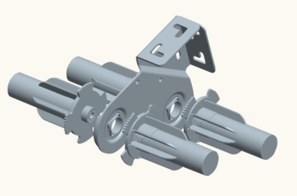 43mm light duty double middle bracket middle joints
