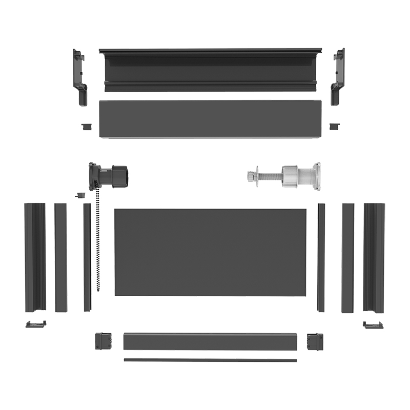 WR-100 Hand crank windproof roller blinds