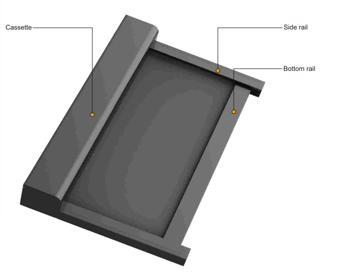 Awning fabric system for sunroom