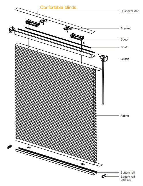 Chain Honeycomb Blinds System