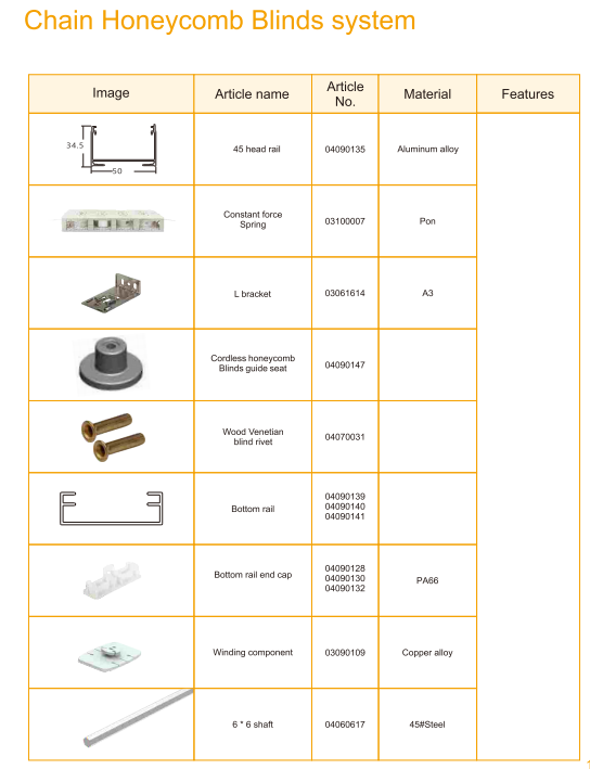 Cordless honeycomb blinds system