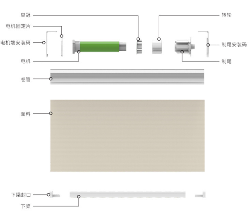 Heavy duty DK63 electric rolling shutter system