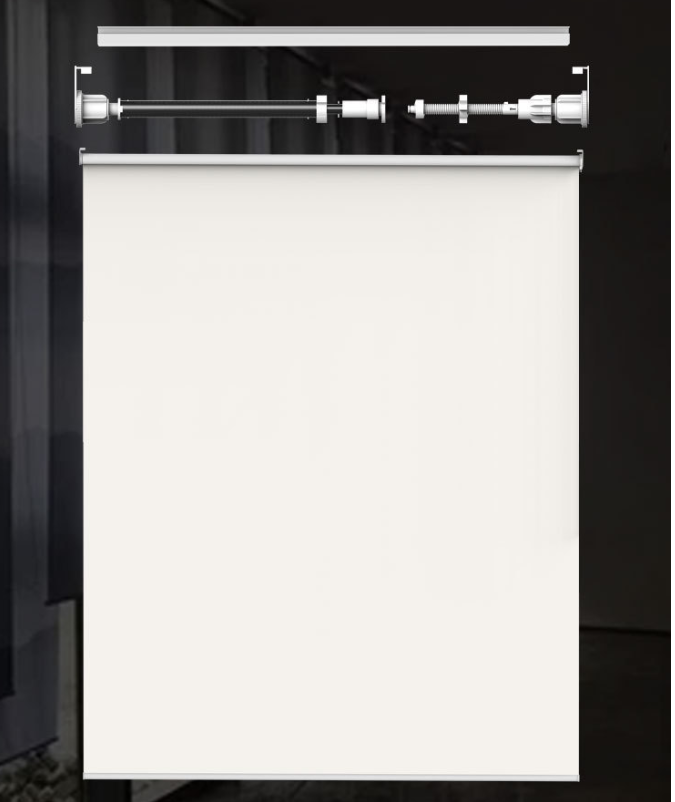 KT38T Cordless Spring Roller Shutter System with Beam