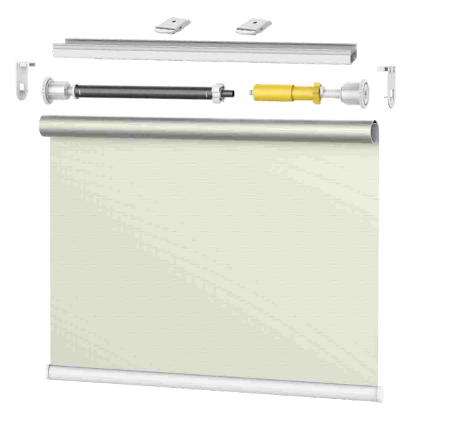 38/43 Heavy duty Hand Push Roller Shutter System on the Beam